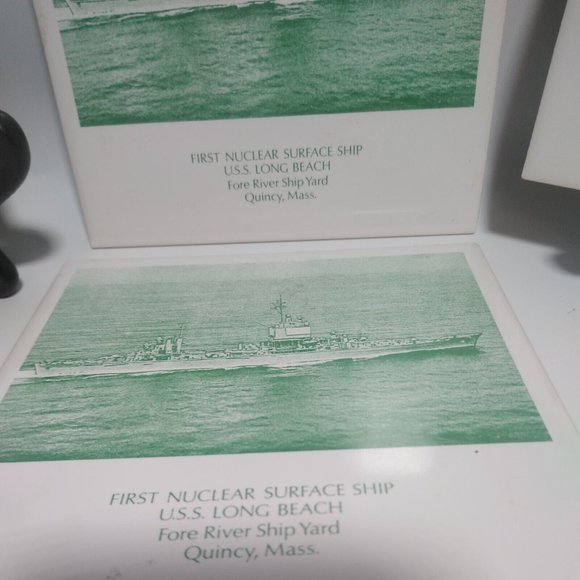 4 x Screen Craft Quincy, Mass. Commemorative Tiles/Trivets Vintage 6"x6" - Picture 8 of 11